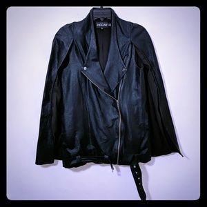 Jaggar blackbird moto cape jacket